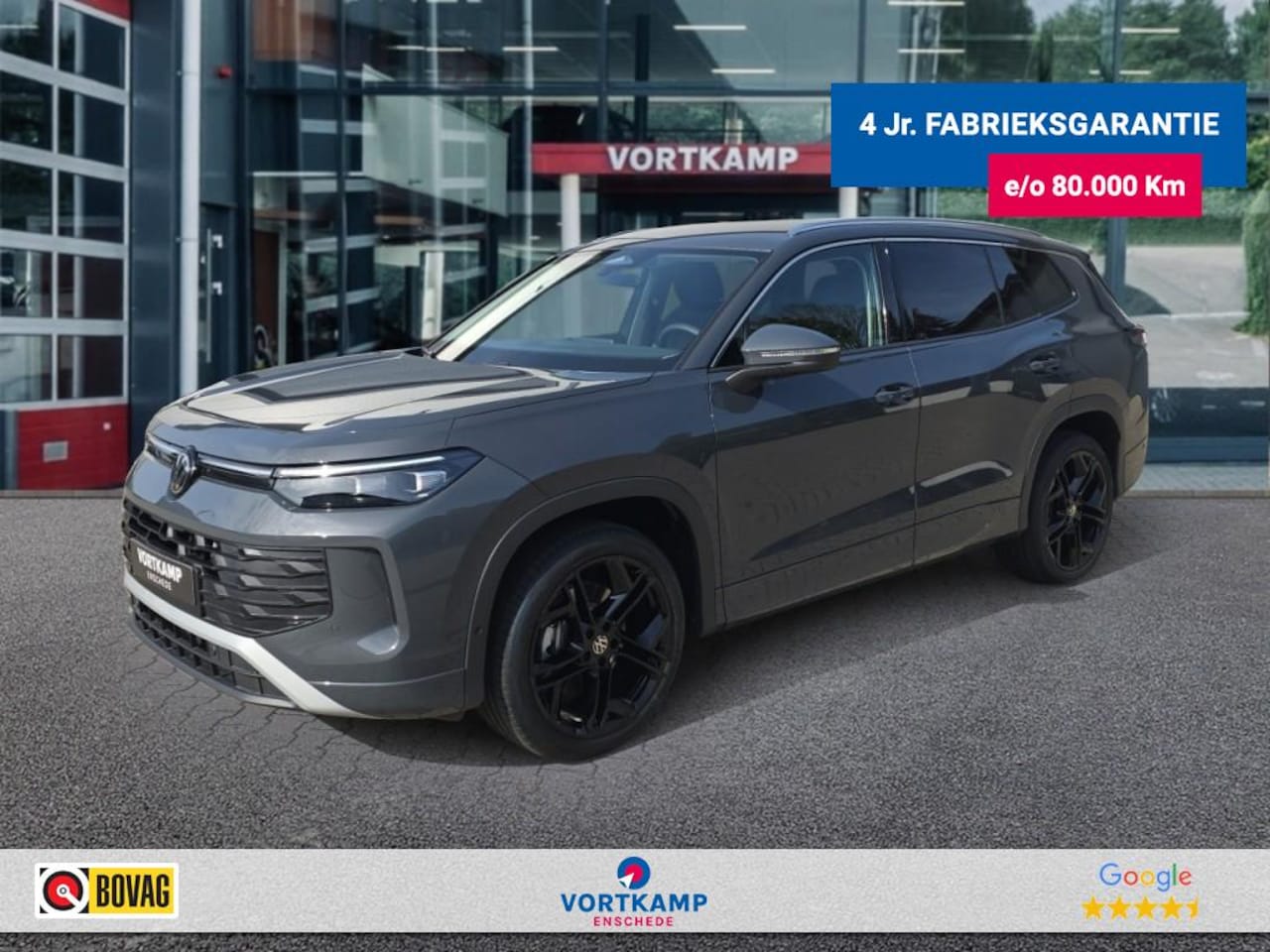 Volkswagen Tayron - 1.5 eTSI DSG LIFE 7PERS/TREKHAAK/CAMERA/ELEKKLEP/ACC/STOEL+STUURVERW - AutoWereld.nl