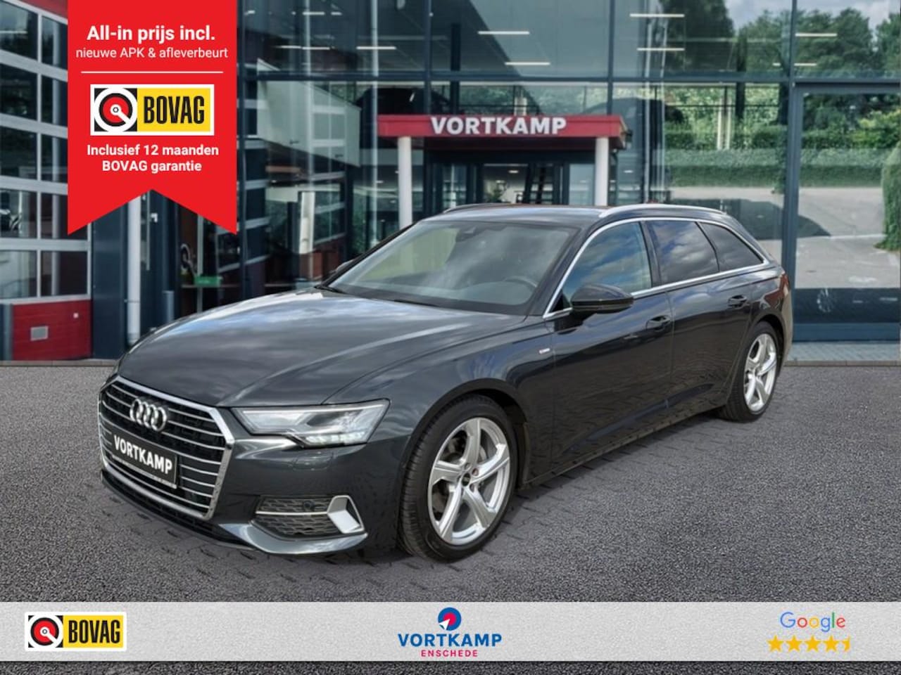 Audi A6 - 2.0 TDI SPORT TREKHAAK/CAMERA/ELEK-KLEP/CRUISE/STOELVERW - AutoWereld.nl