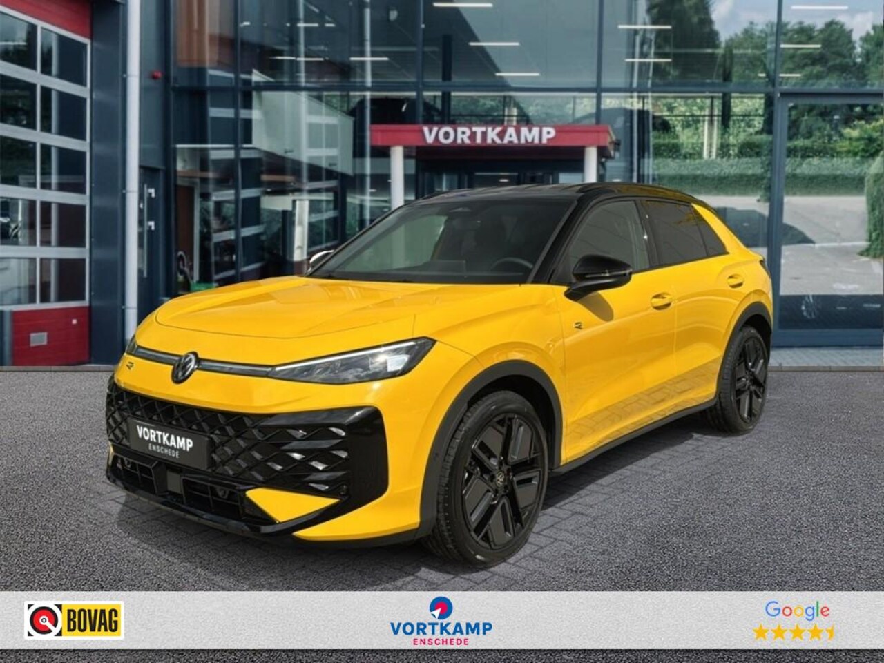 Volkswagen T-Roc - 1.5 eTSI R-LINE TREKHAAK/CAMERA/ELEK-KLEP/ACC/STOEL+STUURVERW/NAVI/CARPLAY - AutoWereld.nl