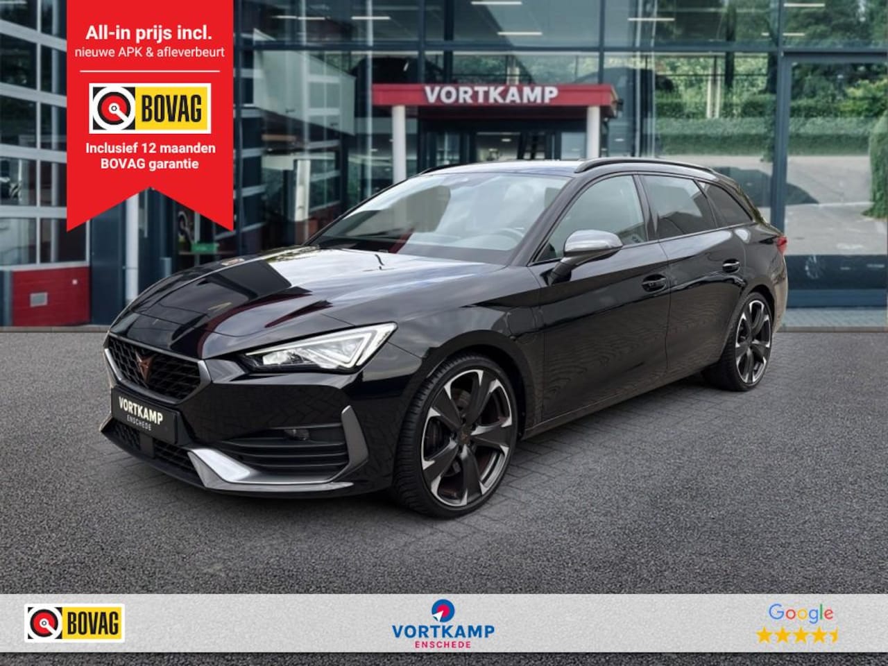 CUPRA Leon Sportstourer - 1.4 TSI VZ e-HYBRID ZWENK.TREKHAAK/ACC/STUUR+STOELVERW/FULL-LINK/NAVI - AutoWereld.nl