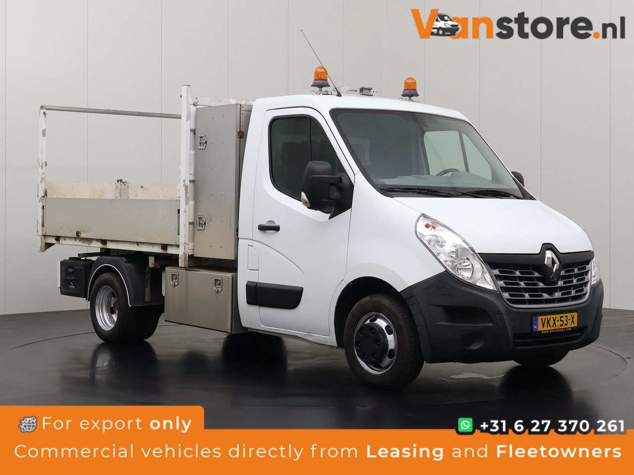 Renault Master - 2.3DCi 163PK Kipper | 3500Kg Trekhaak | Airco | Cruise | 3-Zits - AutoWereld.nl