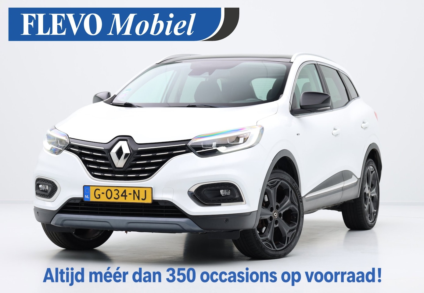 Renault Kadjar - 1.3 TCe Black Edition Aut. Pano|1e Eig|Leder-Alcantara|Navi|Cam|LMV - AutoWereld.nl