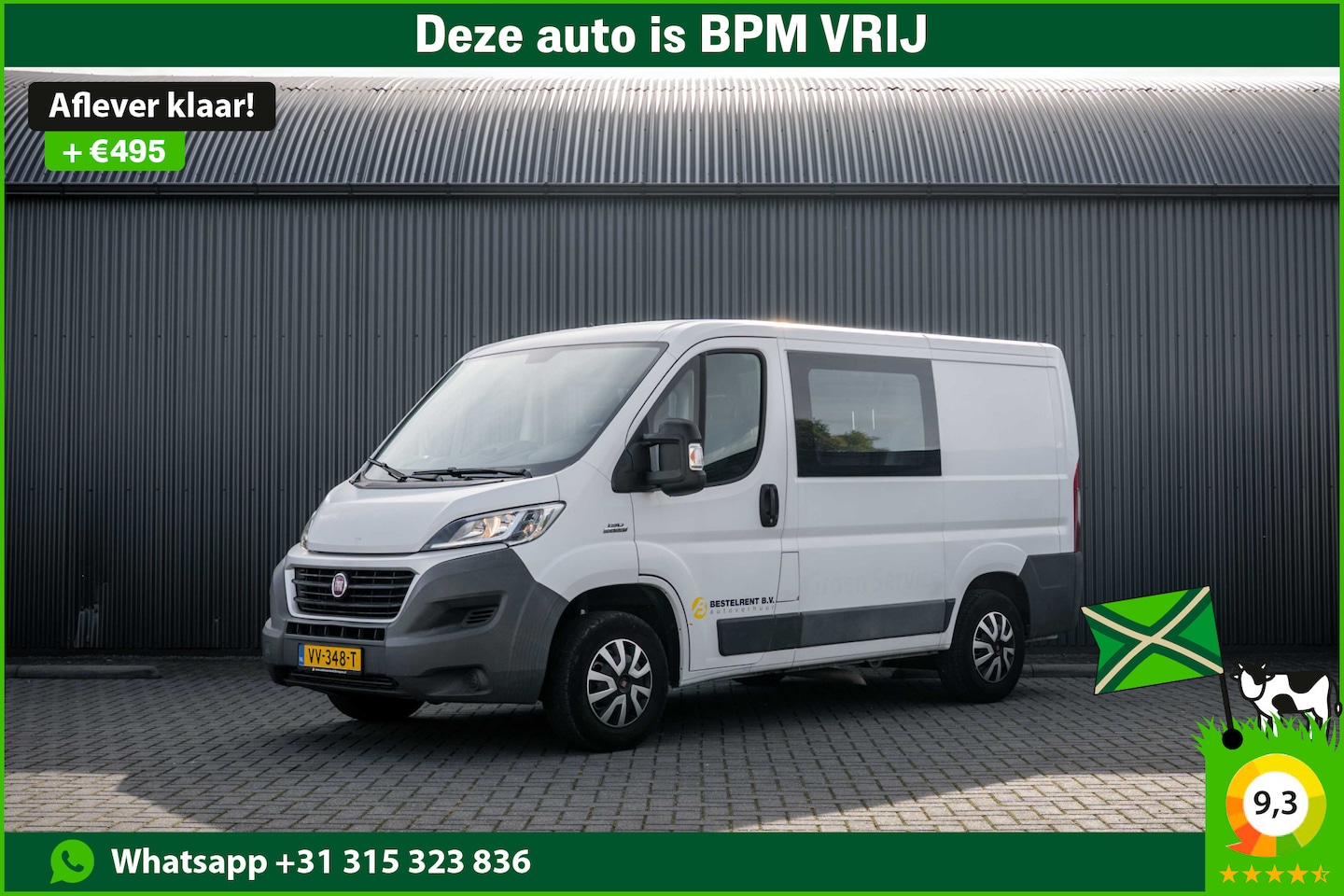 Fiat Ducato - 130PK 2.3 Multijet L1H1 | 7-Zits | Camera | Cruise | Navi | Airco | Trekhaak - AutoWereld.nl