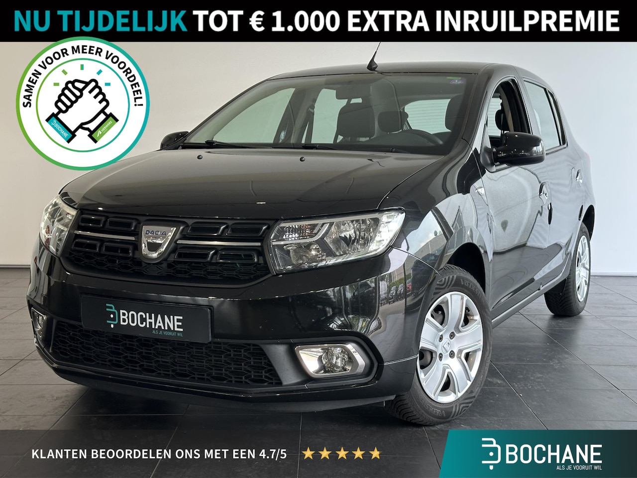 Dacia Sandero - 0.9 TCe Laureate PARKEERSENSOREN ACHTER | NAVIGATIE | AIRCO - AutoWereld.nl