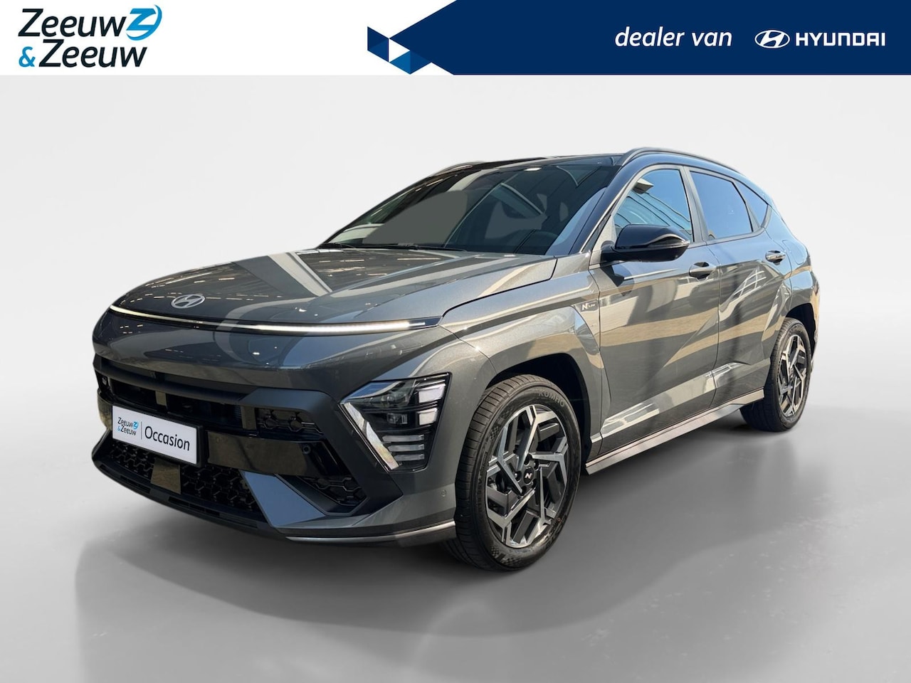 Hyundai Kona - 1.6 GDI HEV N Line | Demo | Zeer compleet | Two-tone | Elektrische achterklep | Stoeverwar - AutoWereld.nl