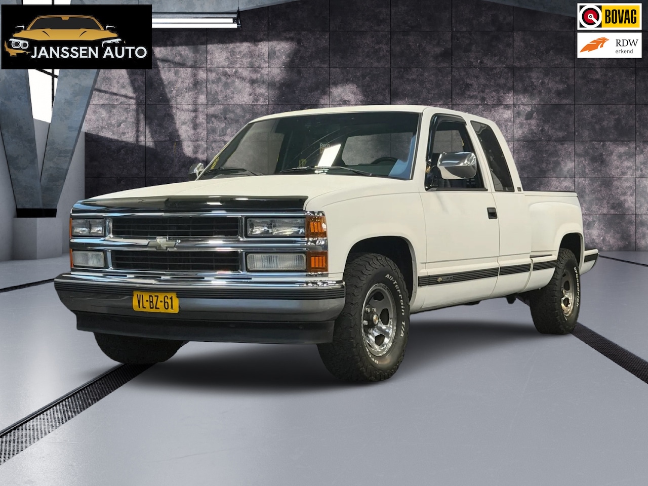 Chevrolet C1500 - EXC CAB STEPSIDE PU | Topstaat | Airco | Automaat | Trekhaak | Raptor Liner - AutoWereld.nl