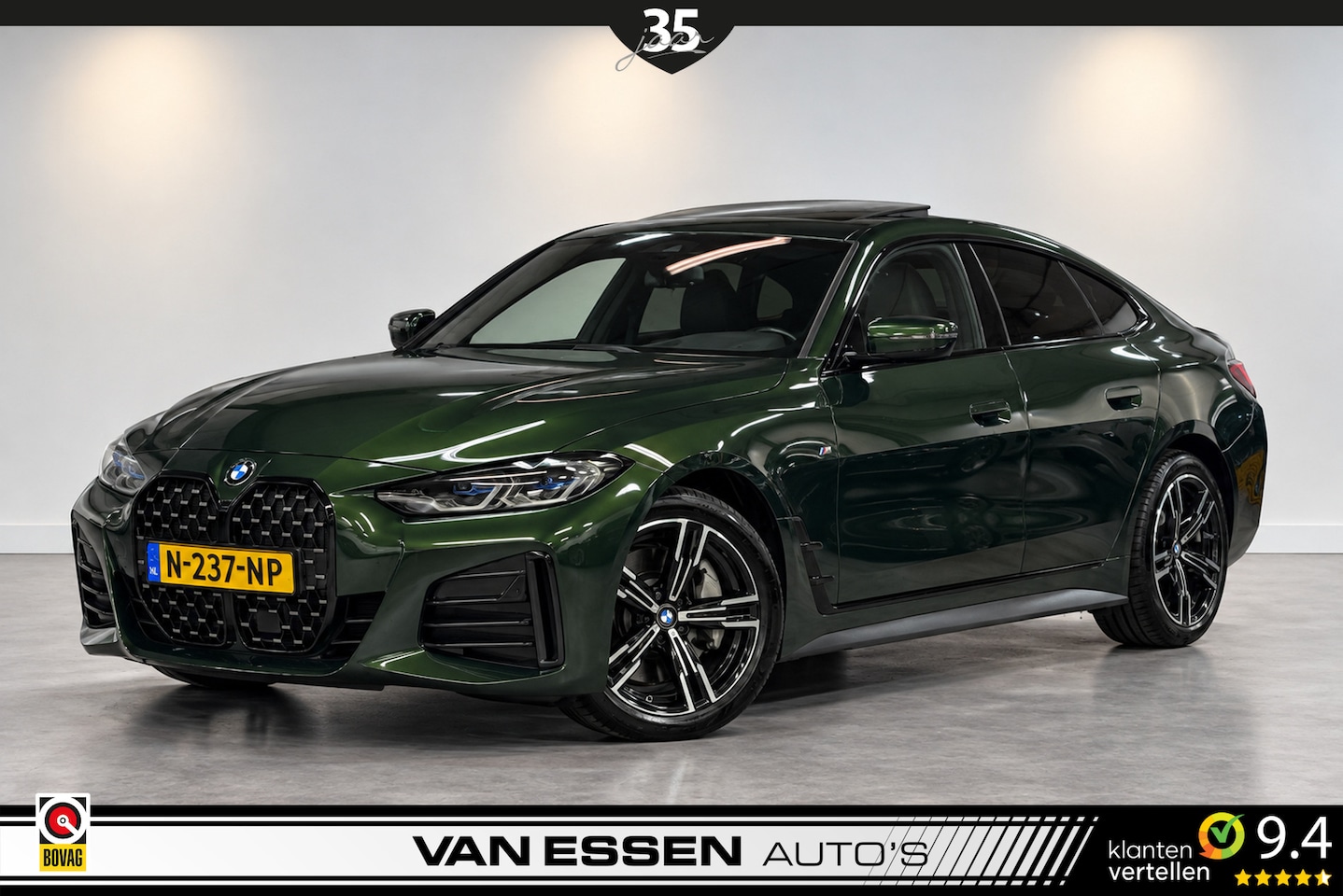 BMW 4-serie Gran Coupé - 430i M-Sport | PANO | LEDER | CAMERA | HEAD-UP | LASER | STUUR/ STOELVERW! | NL-AUTO! - AutoWereld.nl