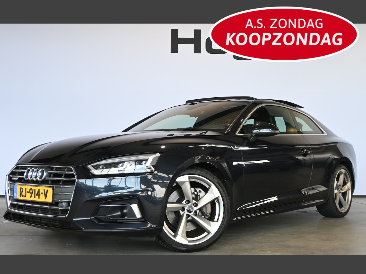 Audi A5 Coupé - 2.0 TFSI Quattro Sport S-line Clima Panoramadak LED Adaptieve cruise B&O Navigatie 100% On - AutoWereld.nl