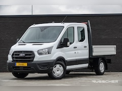 Ford Transit - Open Laadbak | L2 | Dubbele Cabine | 2.0Tdci 130Pk | Trend 350 | 7-Persoons
