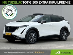 Nissan Ariya - e-4ORCE Evolve 91 kWh 4WD / 306 PK / Leder / 1.500 kg Trekgewicht / Warmtepomp / 10 jaar M