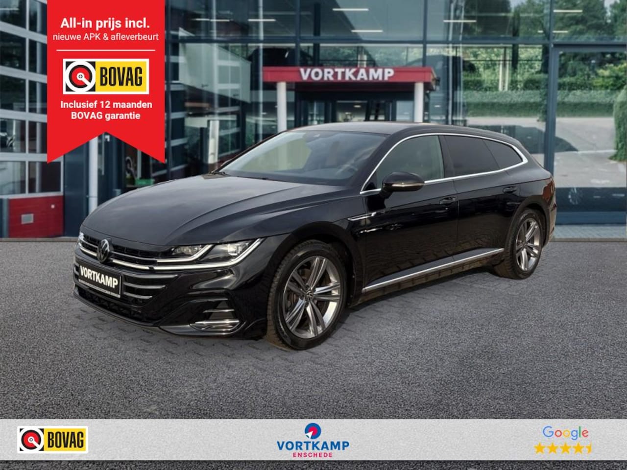Volkswagen Arteon Shooting Brake - 2.0 TDI R-LINE BUSINESS+ TREKHAAK/IQ-LIGHTS/ACC/CAMERA/STOELVERW - AutoWereld.nl