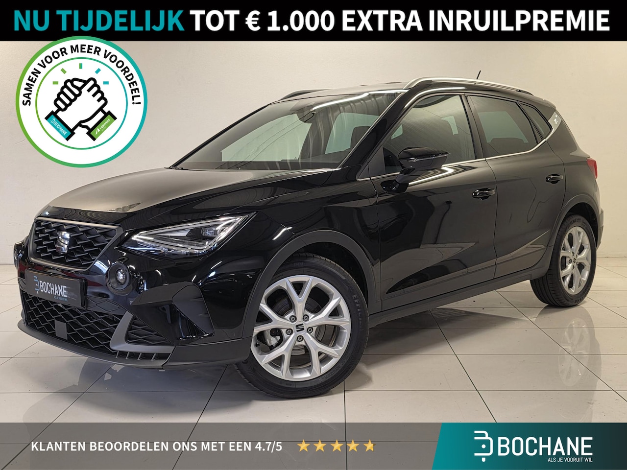 SEAT Arona - 1.0 EcoTSI FR Business Connect | Automaat | Climate Control | Apple CarPlay / Android Auto - AutoWereld.nl