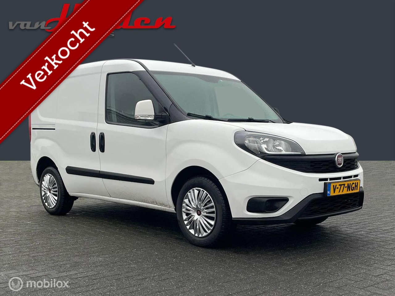 Fiat Doblò Cargo - 1.4 Fire SX 3-Zits Cruise Cntrl Airco Schuifdeur PDC 1e Eigenaar Nette Staat - AutoWereld.nl