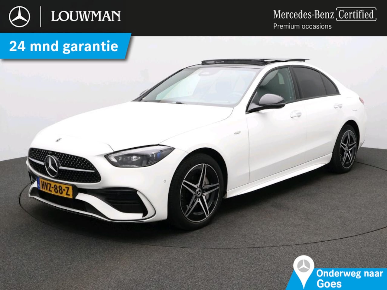 Mercedes-Benz C-klasse - 300 e Business Solution AMG Premium Plus | AMG Line | Night Pakket | Alarm | Panorama Schu - AutoWereld.nl