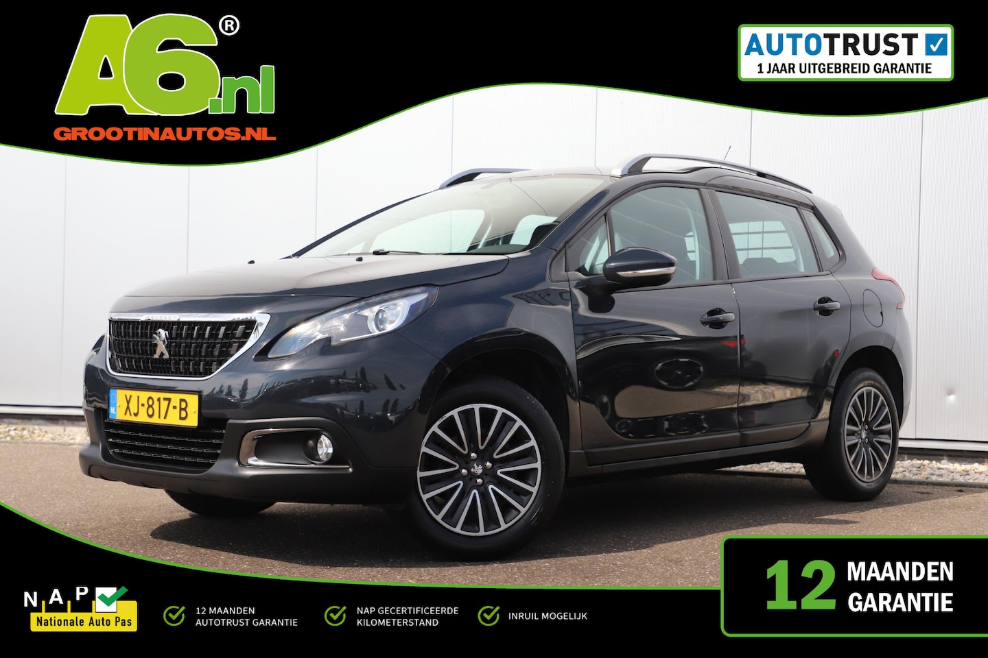 Peugeot 2008 - 1.2 PureTech Active Trekhaak Radio Bluetooth Airco Cruise Control LED - AutoWereld.nl