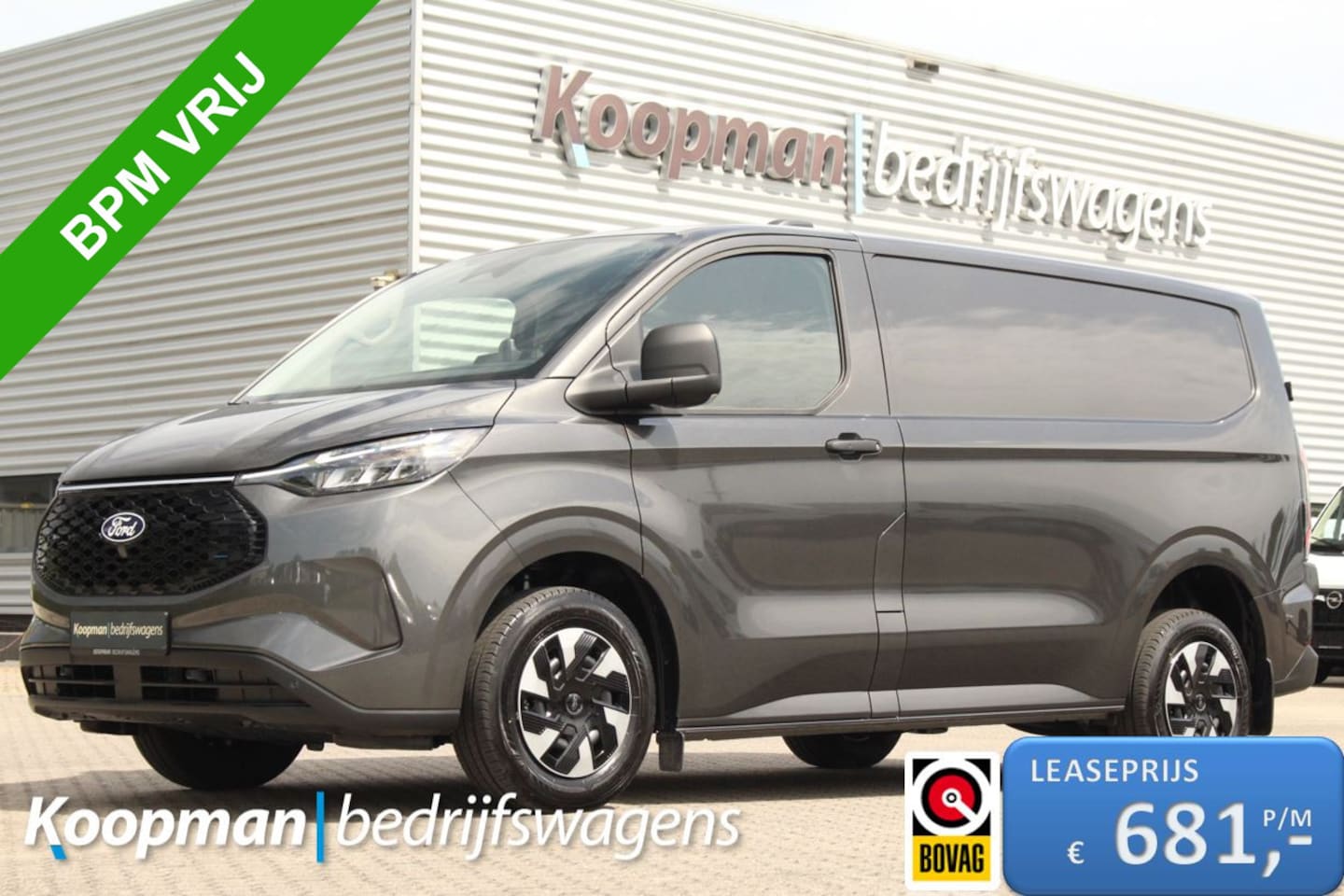 Ford Transit Custom - E-Transit 320 L1H1 Trend | 71 kWh | 160kW/218pk | Stuur + Stoelverwarming | Camera | Carpl - AutoWereld.nl