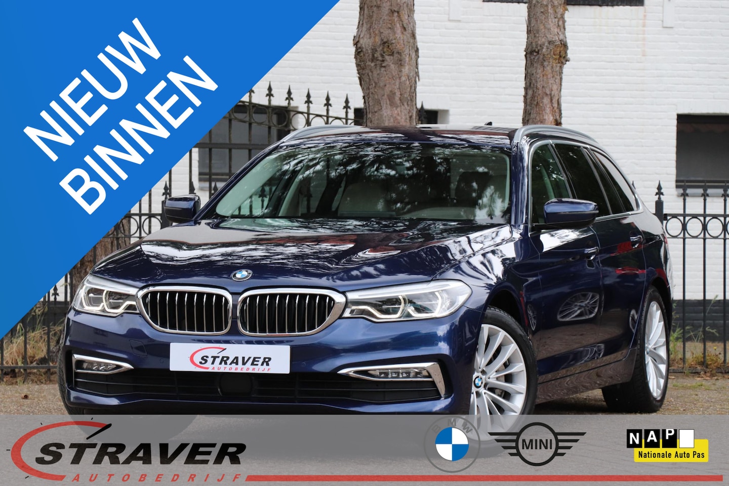 BMW 5-serie Touring - 540i xDrive High Executive |Luxury line |Soft close |Head-up - AutoWereld.nl