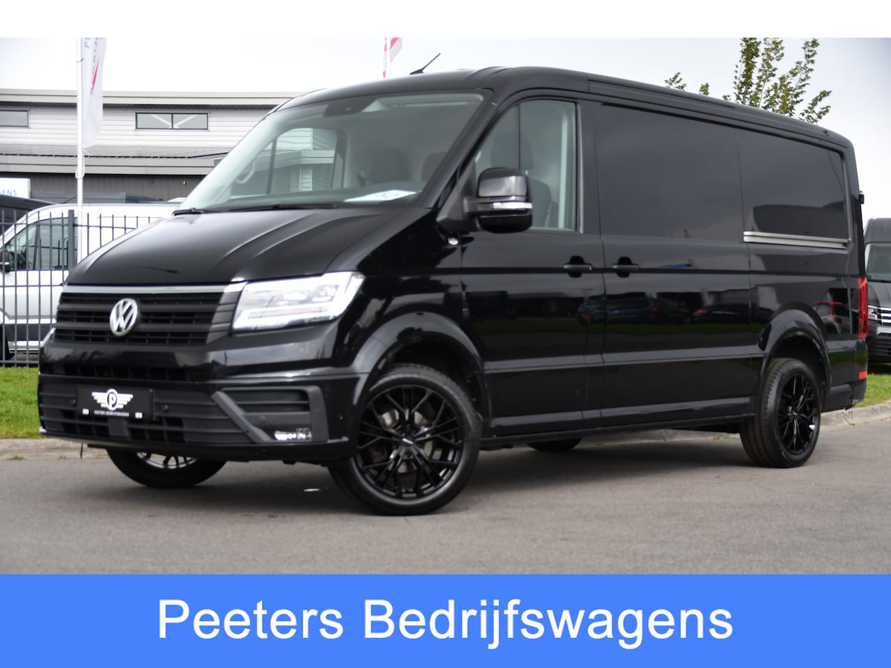 Volkswagen Crafter - 2.0 TDI L3H2 Black Edition Adaptieve Cruise, Camera, Carplay, LED, 2 x Schuifdeur, 177pk, - AutoWereld.nl