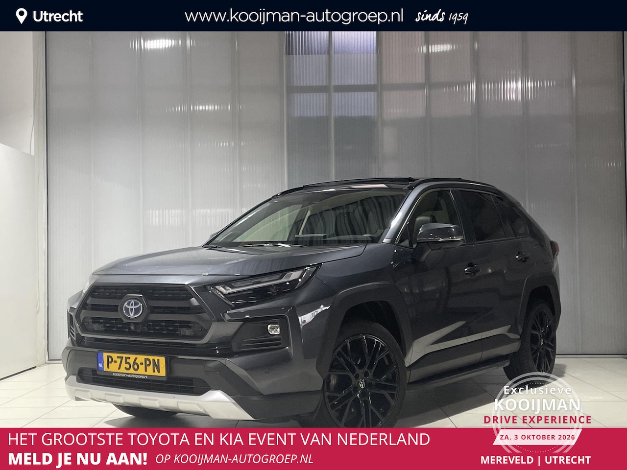 Toyota RAV4 - 2.5 Hybrid AWD ADVENTURE Schuif/Kanteldak, 360 Camera, JBL, Navigatie, 1650KG Trekgewicht, - AutoWereld.nl