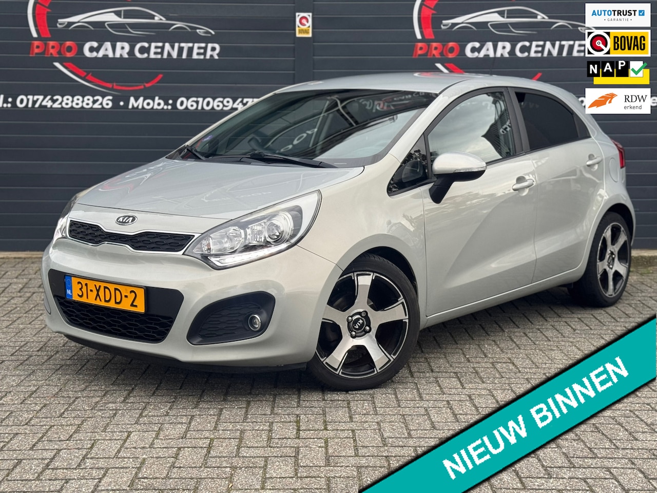 Kia Rio - 1.2 CVVT Plus Pack Airco | 1e Eigenaar | Nw Koppeling | El.ramen | Nap | Apk | Lmv - AutoWereld.nl