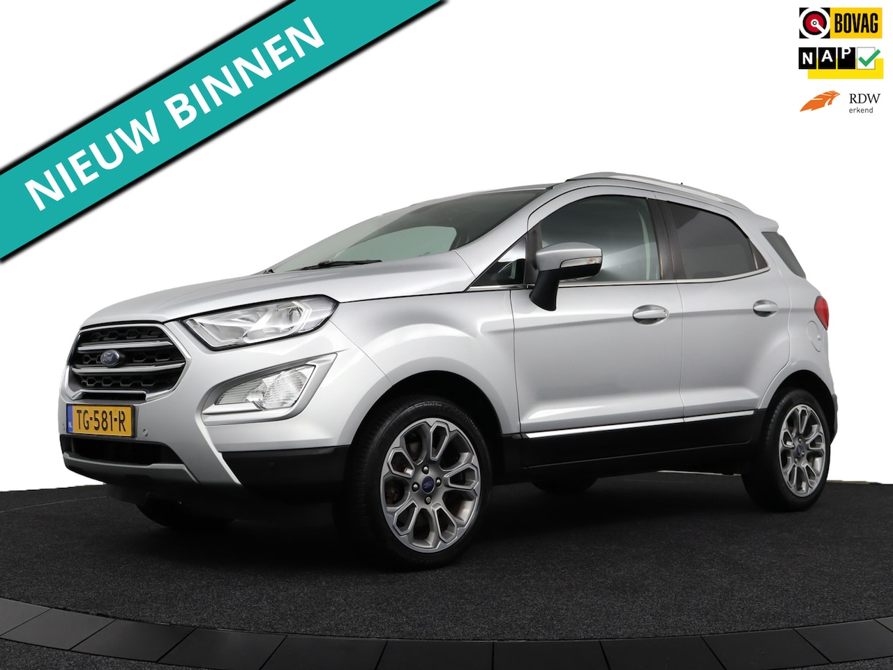 Ford EcoSport - 1.0 Ecoboost 125 pk Titanium Winterpakket/ECC/DAB/Carplay - AutoWereld.nl