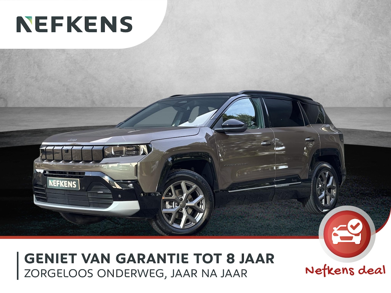 Jeep Compass - 1.2 e-Hybrid First Edition | VOORRAAD VOORDEEL | NIEUW - AutoWereld.nl