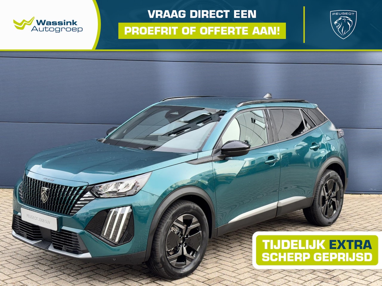 Peugeot 2008 - 1.2 Hybrid 110 Envy | Navigatie | Parkeercamera | Parkeersensoren | Direct leverbaar | - AutoWereld.nl