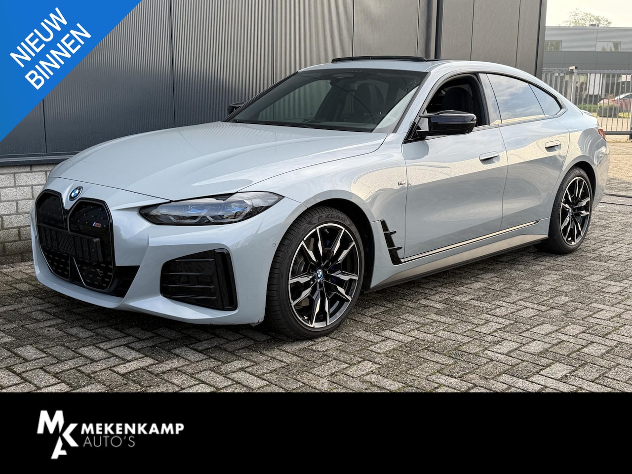 BMW i4 - M50 High Executive 84 kWh 19"/Schuif-kanteldak/Trekhaak/Leder + memory/Stoel + stuurverwar - AutoWereld.nl