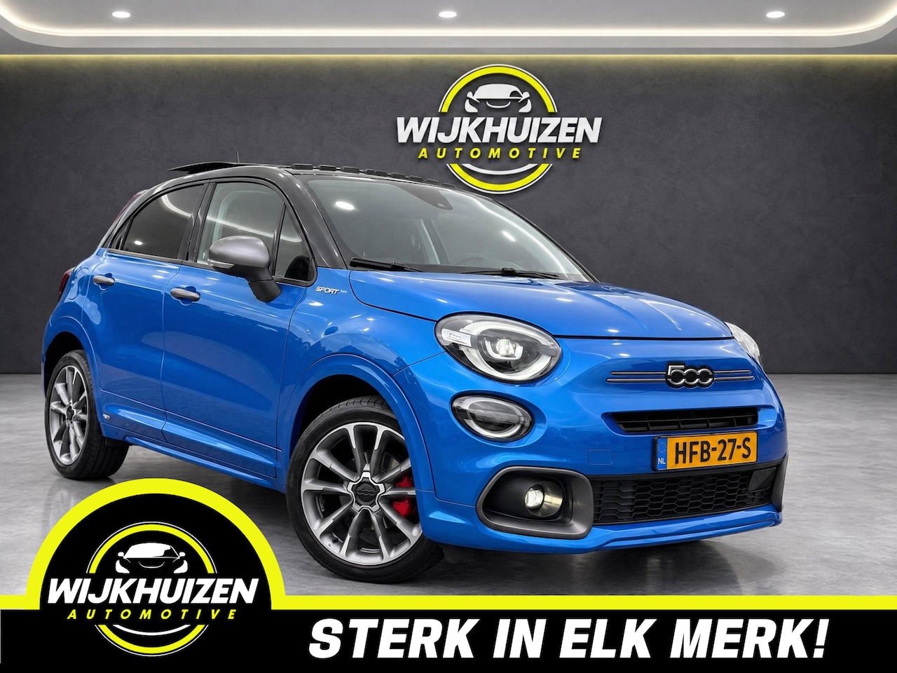 Fiat 500 X - 1.0 FireFly Turbo 120 Sport met Panorama dak !!! Leder !!! Camera !!! Cruise !!! - AutoWereld.nl