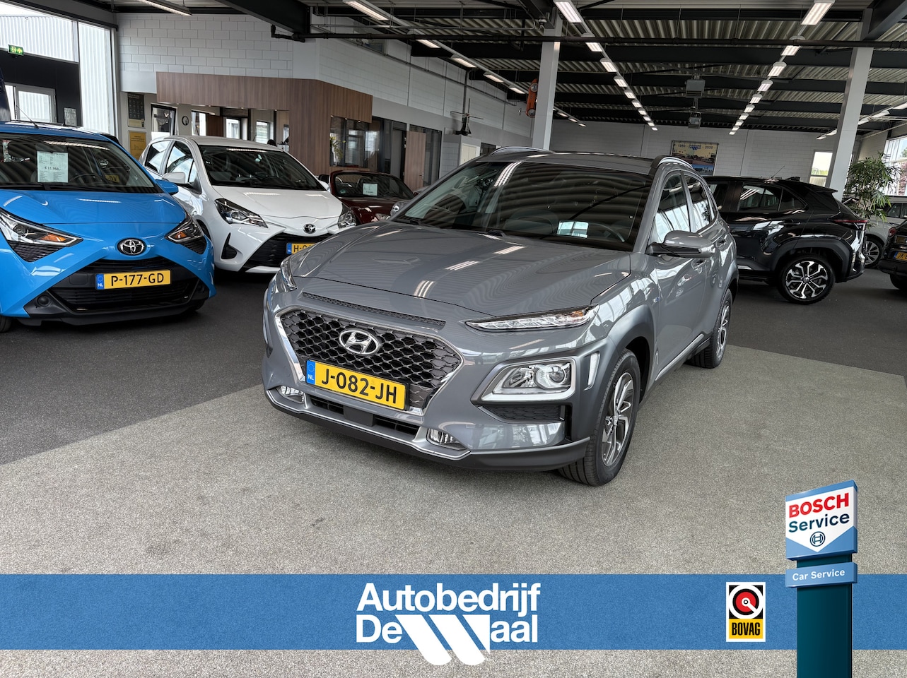 Hyundai Kona - 1.6 GDi HEV Fashion Automaat CAMERA/HUD/DODEHOEK/KEYLESS/NAVI/ADAPT.CRUISE/PDC - AutoWereld.nl