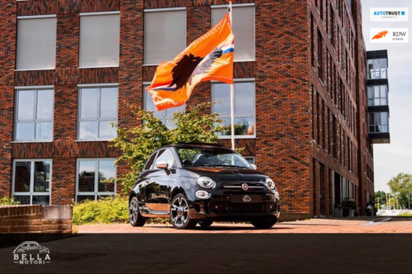 Fiat 500 C - 0.9 TwinAir Rockstar | RIJKLAARPRIJS | Apple CarPlay | Blauwe Leren Accenten | Sportstoele - AutoWereld.nl