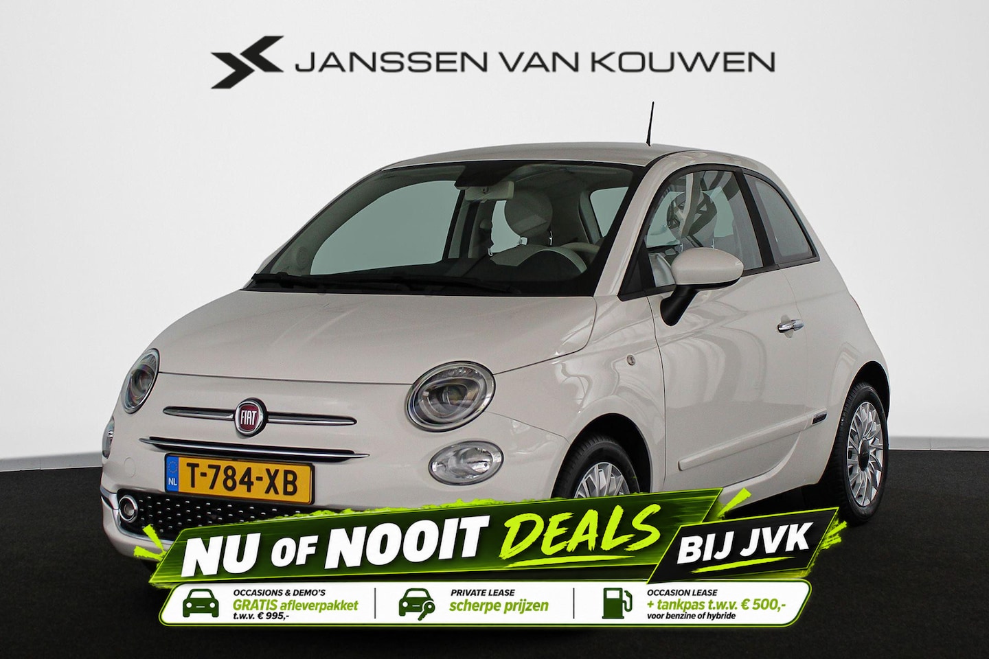 Fiat 500 - 1.2 Lounge Automaat Apple CarPlay Cruise Control - AutoWereld.nl