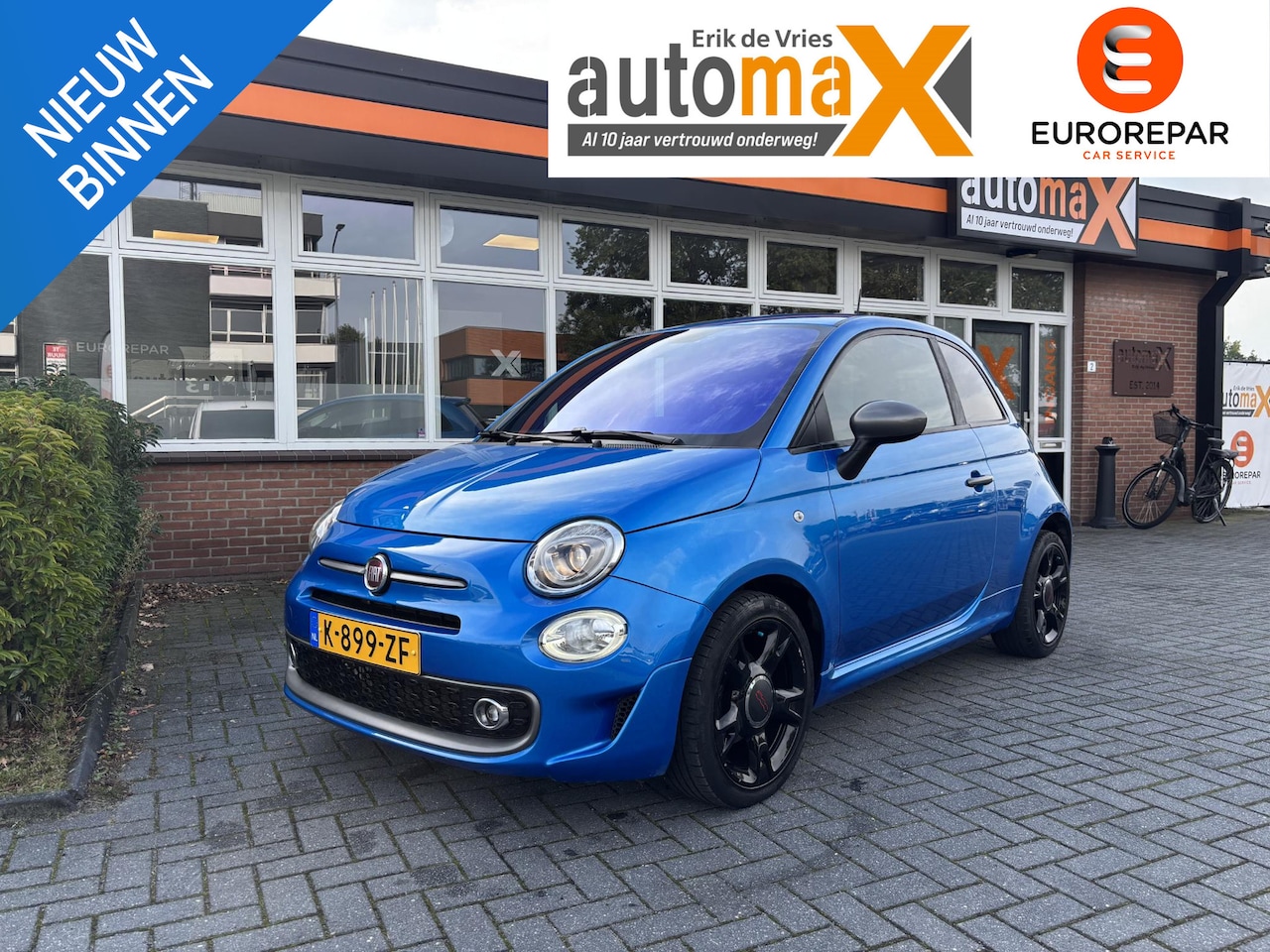 Fiat 500 - 1.2 Lounge |CarPlay!|Climate Control!| - AutoWereld.nl