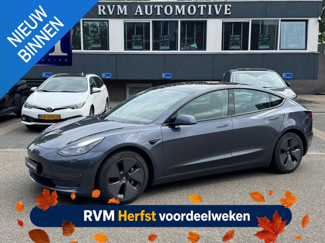 Tesla Model 3 - Long Range AWD 75 kWh VAN: 31.900,- VOOR: 29.440,- UW HERFSTVOORDEEL: 2.460,- EURO | SOH 9 - AutoWereld.nl