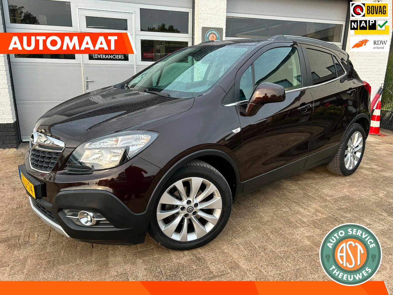 Opel Mokka - 1.4 T Cosmo OPEND DAK|LEER|NAVI|CAMERA|STOELVERW. - AutoWereld.nl