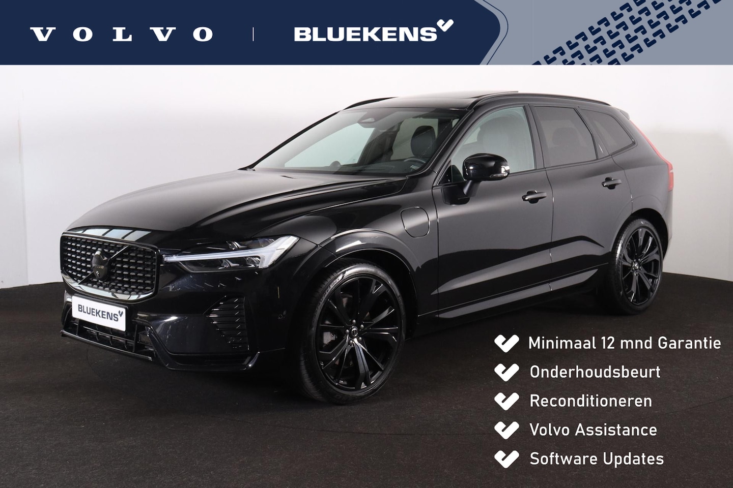 Volvo XC60 - T6 Recharge AWD Ultra Black Edition - Luchtvering - Panorama/schuifdak - IntelliSafe Assis - AutoWereld.nl