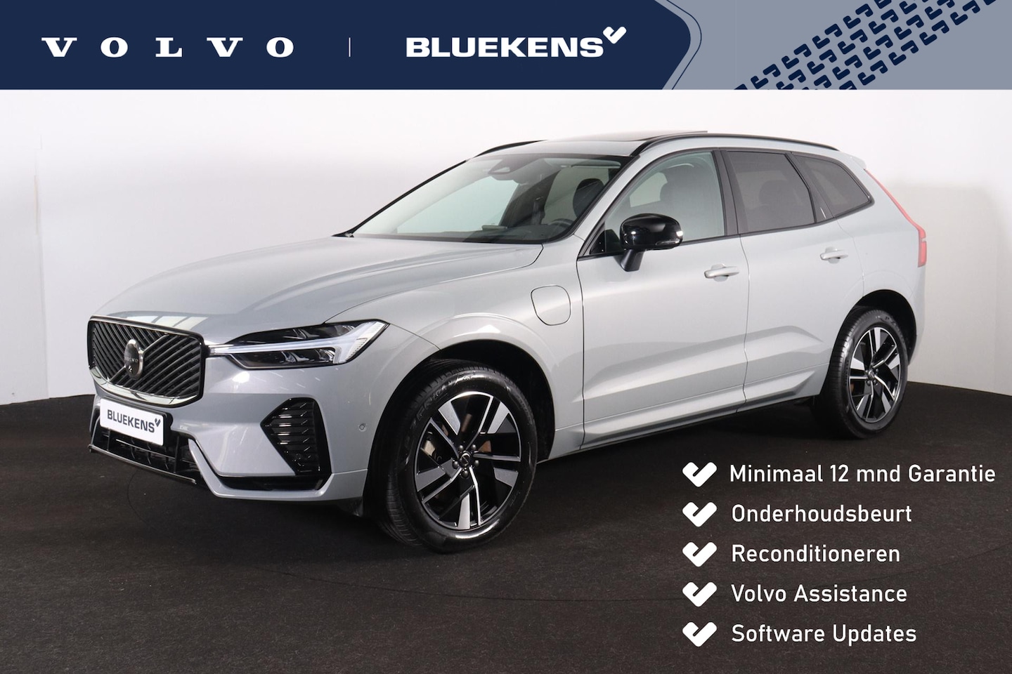 Volvo XC60 - T6 Recharge AWD Plus Dark - Panorama/schuifdak - IntelliSafe Assist & Surround - 360º Came - AutoWereld.nl
