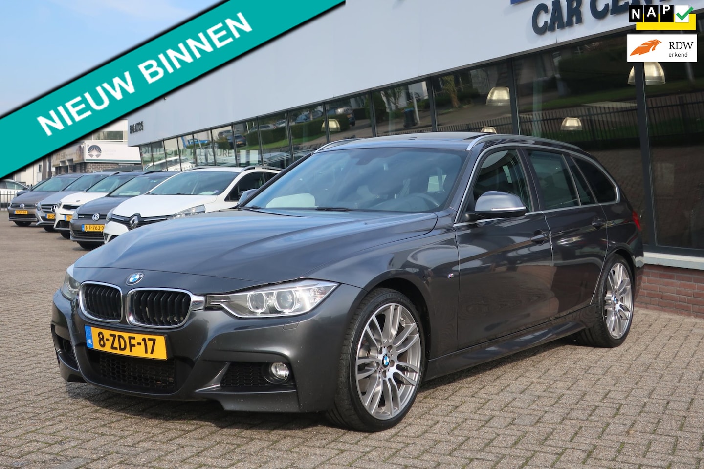BMW 3-serie Touring - 320d High Executive. NAP_1eEIG_KeyLess.E/S_PANO_19inchBreedSet_100%O-H. - AutoWereld.nl