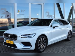 Volvo V60 - 2.0 T6 Plug-in Hybrid 350PK AWD PLUS BRIGHT Trekhaak | SOH 98% | Navi | Stoelverw. | Long