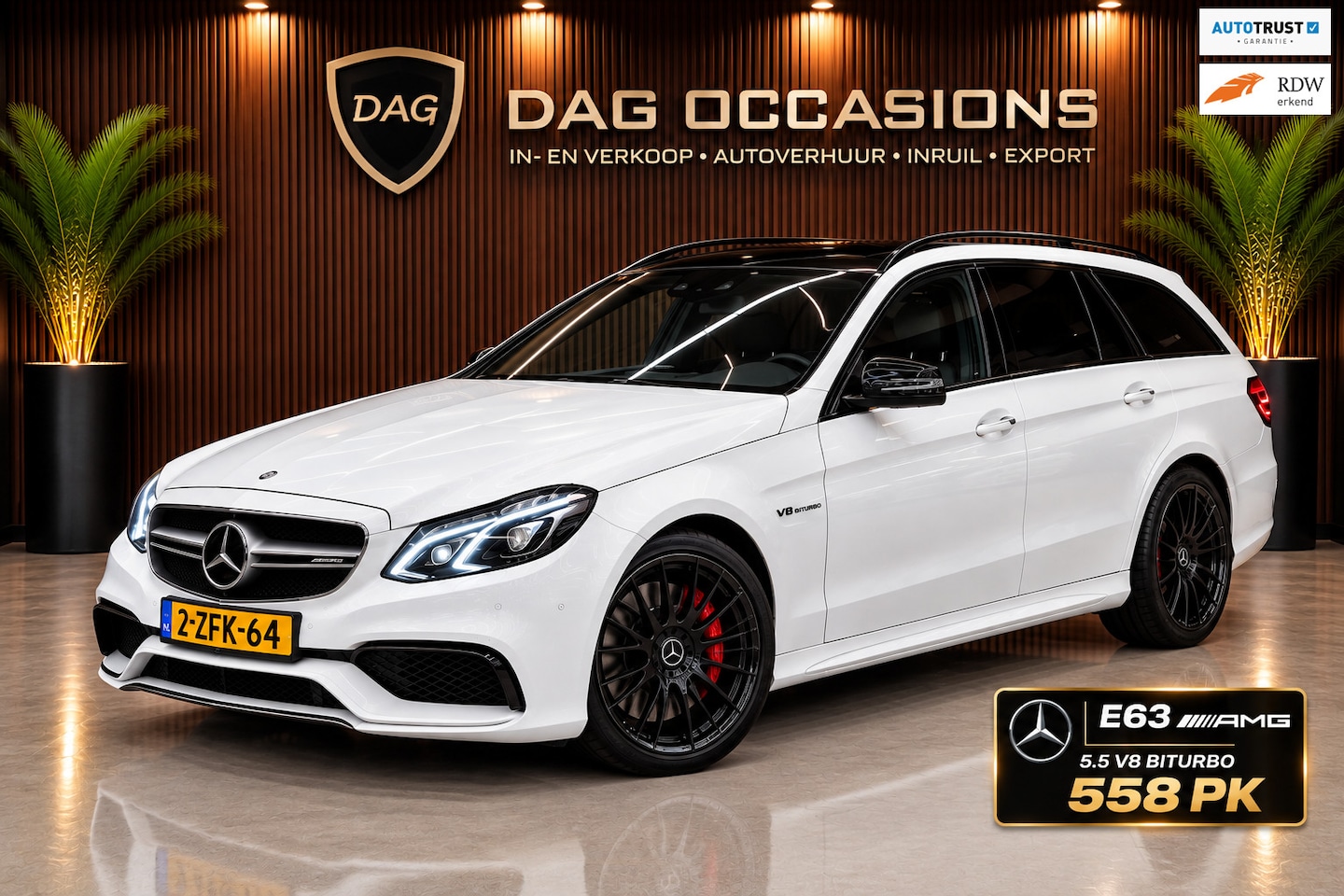 Mercedes-Benz E-klasse - E63 AMG 5.5 V8 | 558PK | ORG NL | BOMVOL - AutoWereld.nl