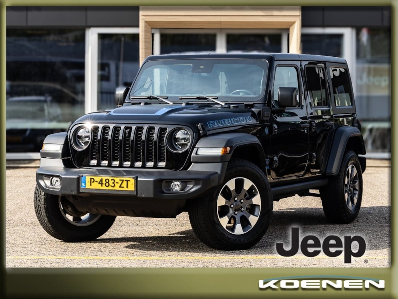 Jeep Wrangler - 4XE 380pk 4X4 Autom. Rubicon LEER / CLIMA / TREKHAAK - AutoWereld.nl