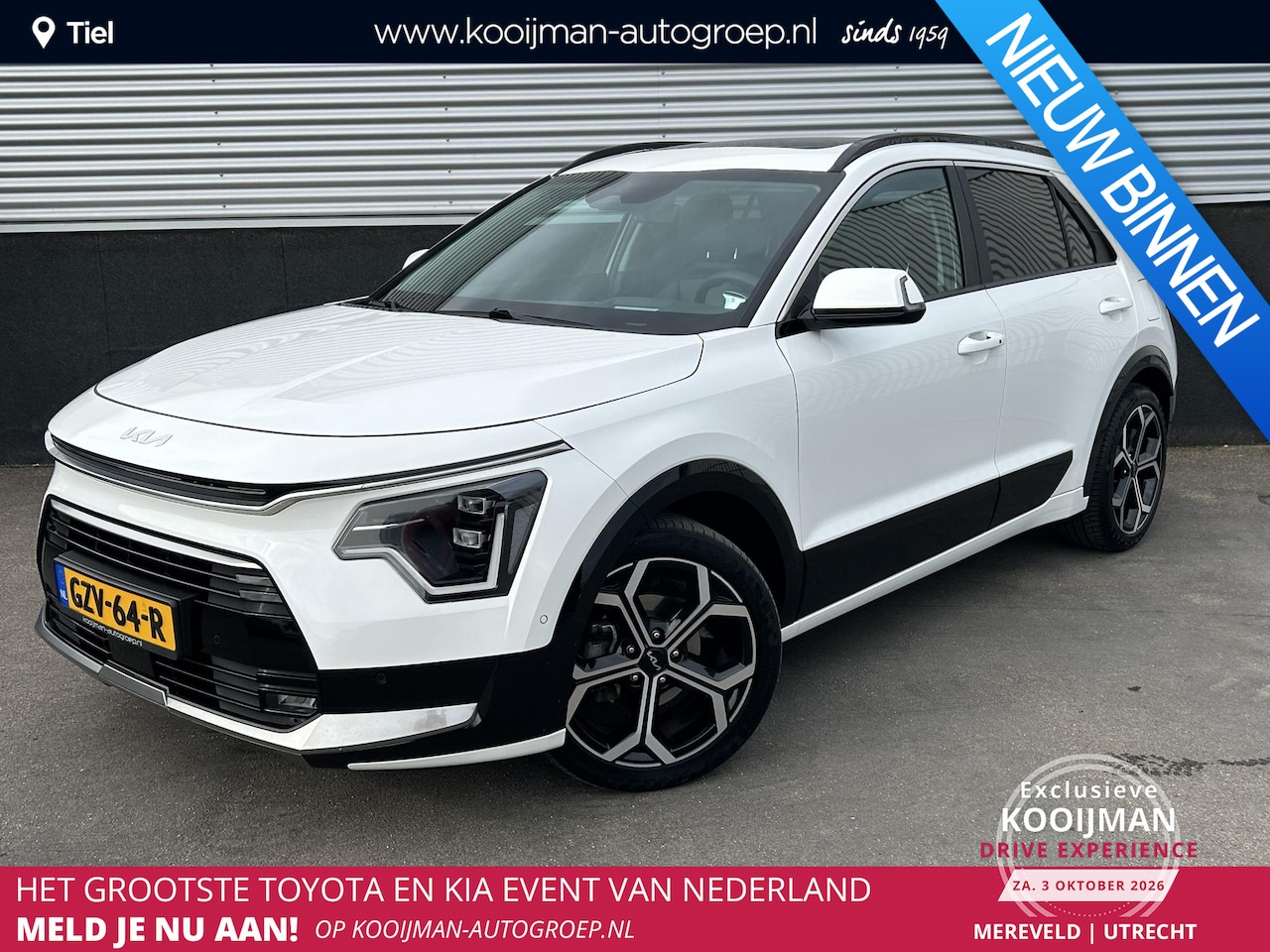 Kia Niro - 1.6 GDi Hybrid ExecutiveLine Full Option! Nederlandse auto, Schuif/kanteldak, 18" Lichtmet - AutoWereld.nl
