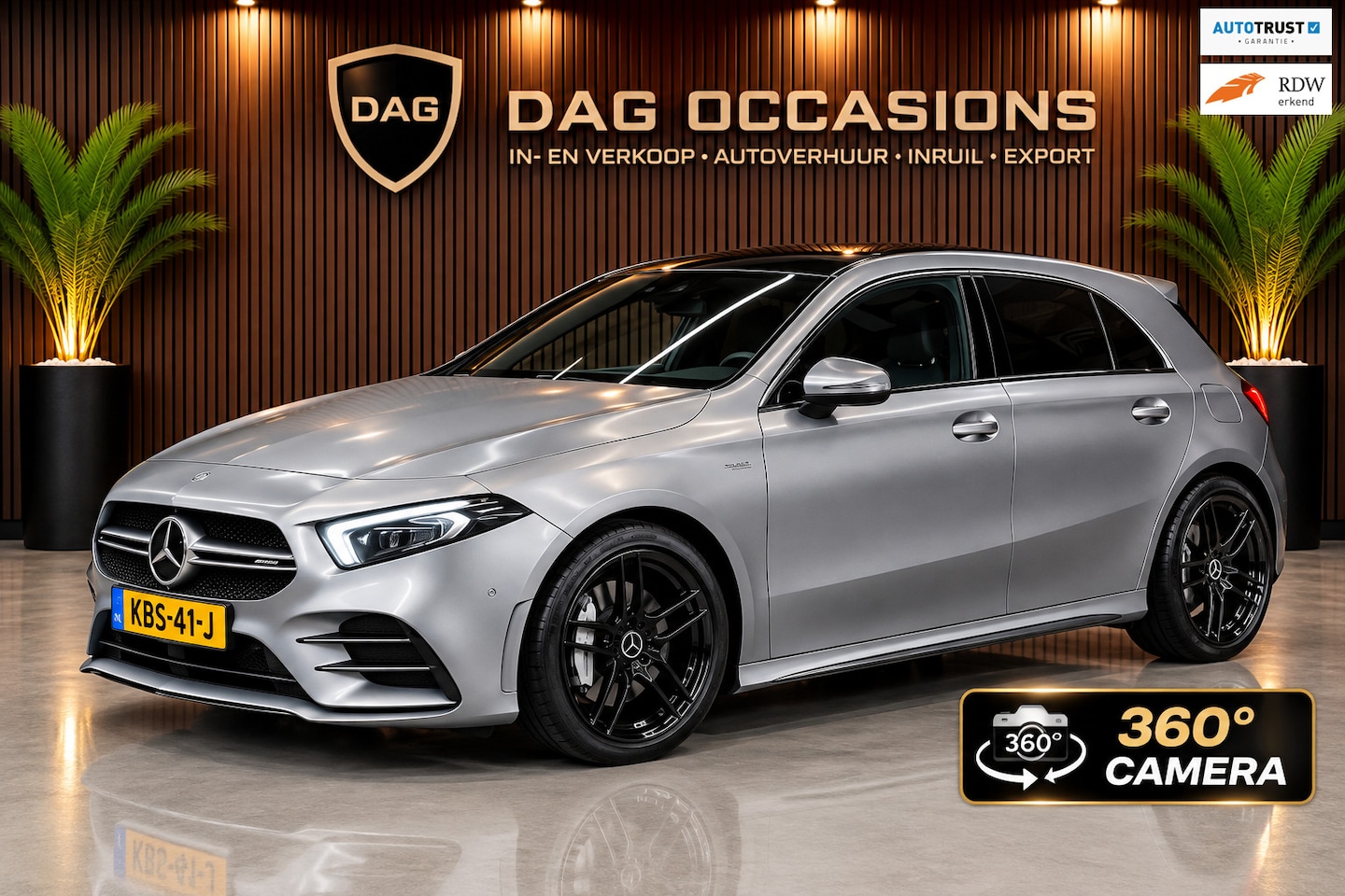 Mercedes-Benz A-klasse - AMG A35 4MATIC 306PK | 360° CAM | PANO | BOMVOL | DEALER - AutoWereld.nl