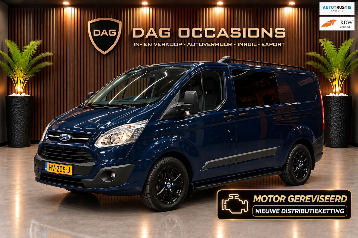 Ford Transit Custom - DC 125PK | MOTOR GEREVISEERD | NWE KETTING - AutoWereld.nl