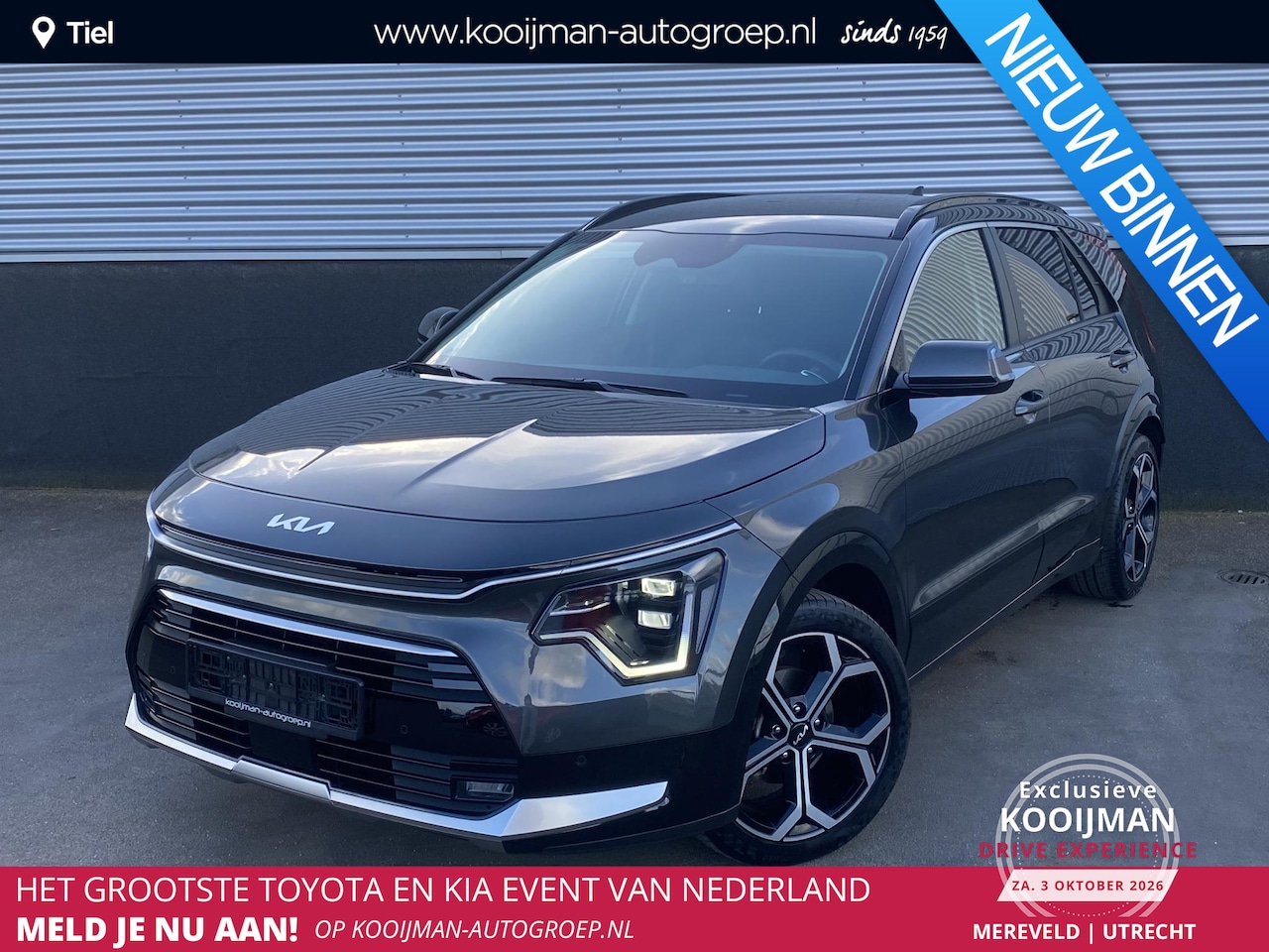 Kia Niro - 1.6 GDi Hybrid DynamicPlusLine Edition Dodehoek detectie, Trekhaak, All-season banden, nav - AutoWereld.nl