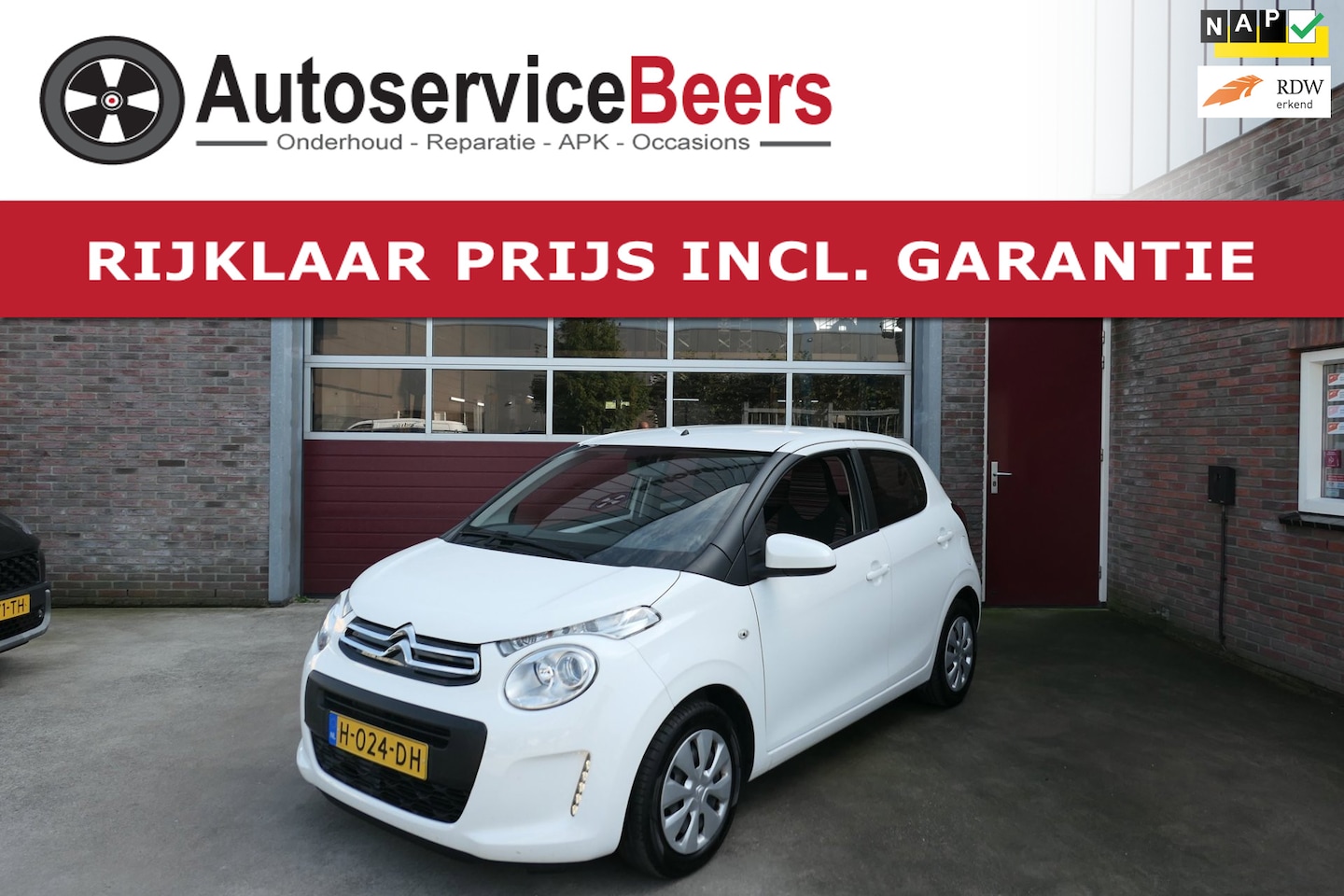Citroën C1 - 1.0 VTi Feel 1.0 VTi Feel, 5 deurs, Airco, 58.000 KM!, Cruise control, rijklaarprijs incl. garantie. - AutoWereld.nl