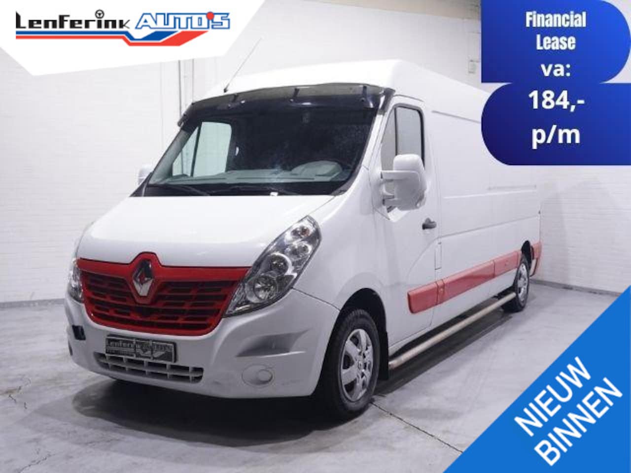 Renault Master - 2.3 dCi 130 pk L3H2 Euro 6 Airco, Cruise Control Laadruimte Pakket, Trekhaak, Zonneklep, 3 - AutoWereld.nl