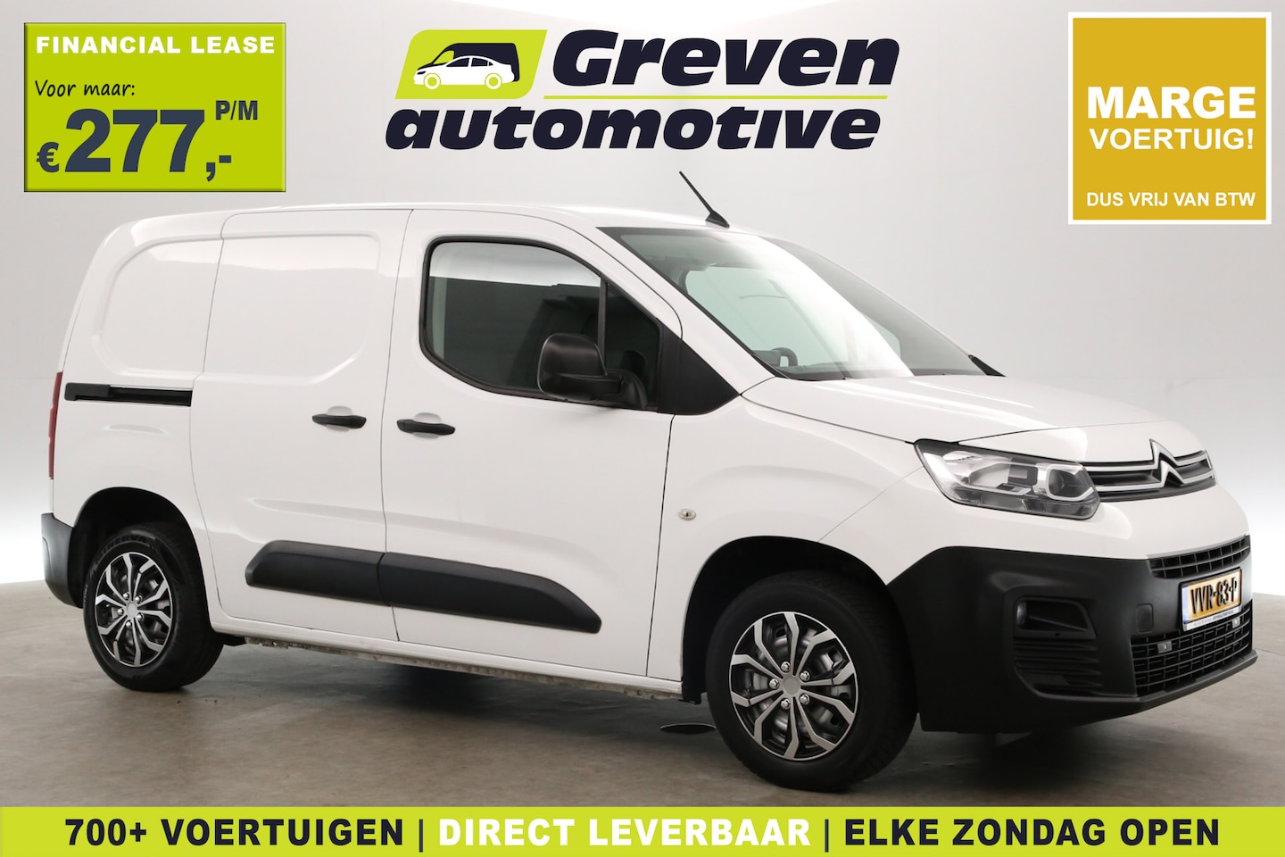 Citroën Berlingo - 1.2 PureTech 111PK | Marge | Benzine | Airco | Cruise | Carplay | Trekhaak | Parkeersens. - AutoWereld.nl