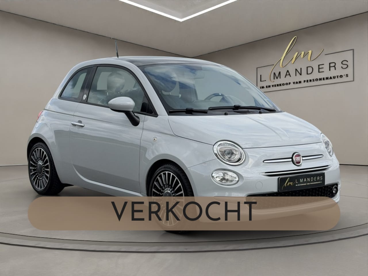 Fiat 500 - 1.0 Hybrid Launch Edition 2021 GRIJS | Beats | Panoramadak - AutoWereld.nl