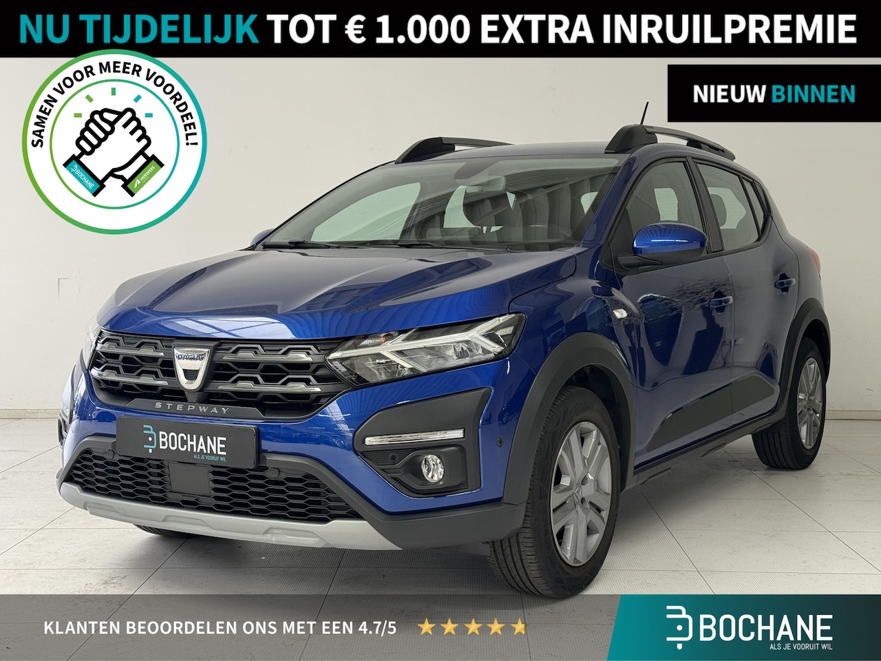 Dacia Sandero Stepway - 1.0 TCe 90 Comfort | Navigatie | Camera | Cruise Control | Apple CarPlay / Android Auto | - AutoWereld.nl